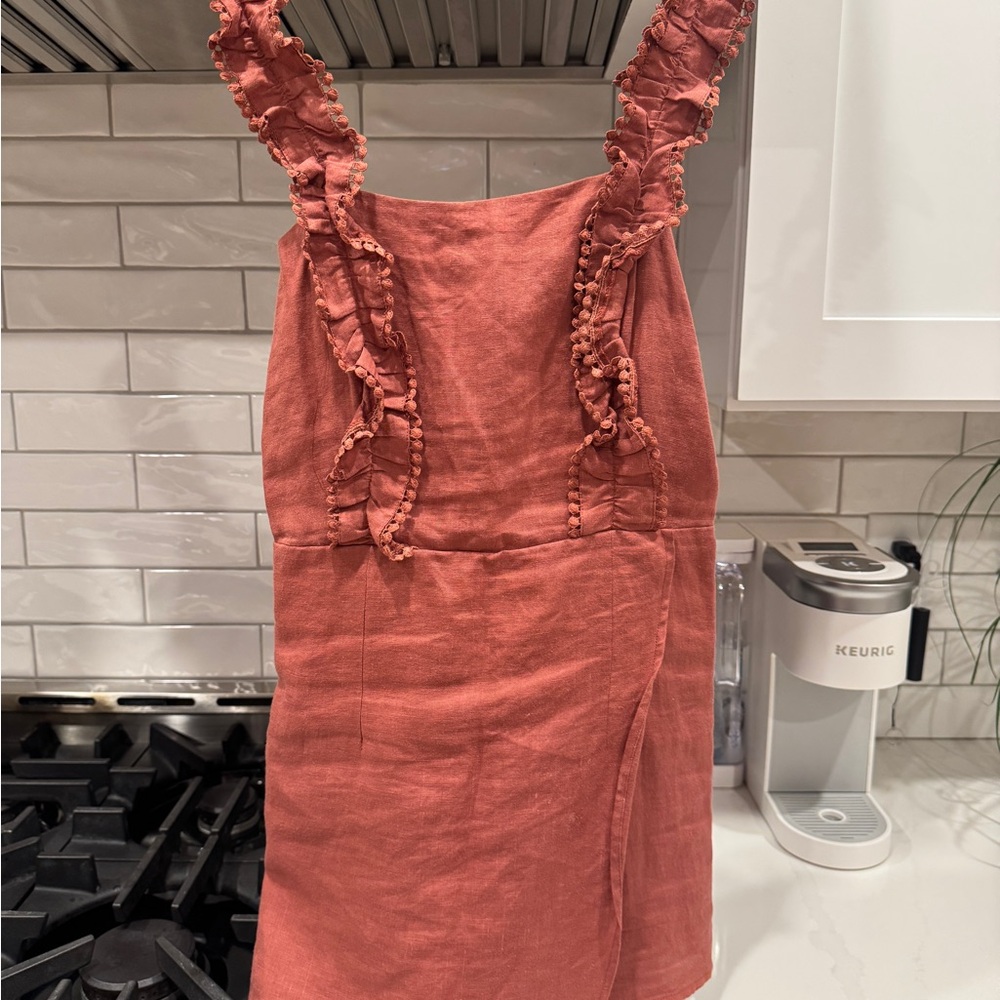 Karlie Terracotta Sleeveless Top